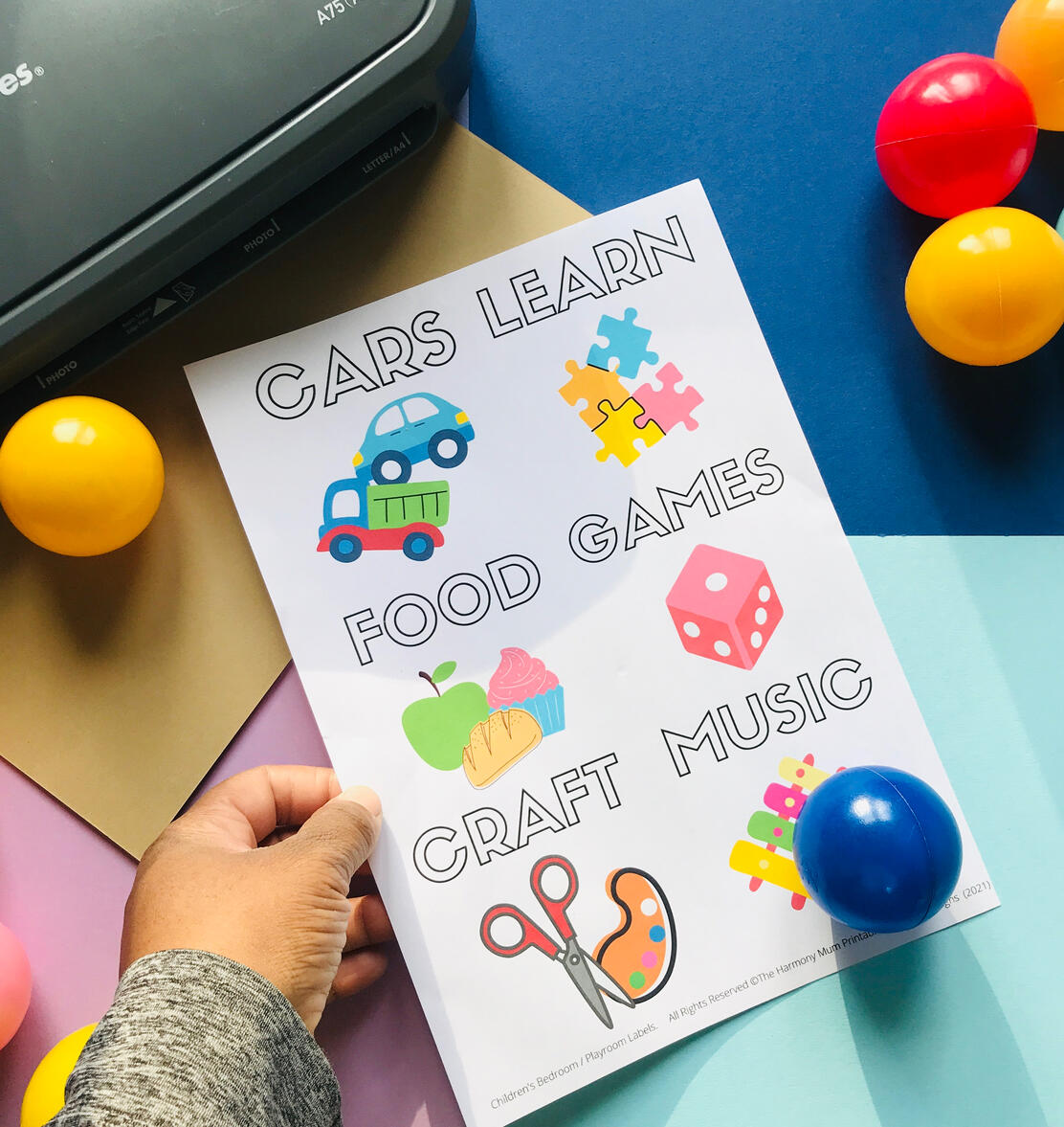 Children’s Storage Bin Labels | Creative Flow Living